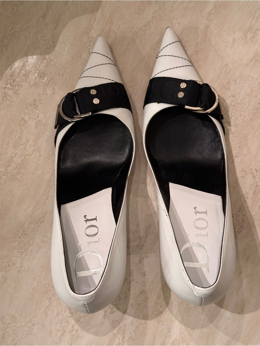Worn once/like new Vintage Dior Cherie Pointy Pumps;; Size 36; beautiful heels - Picture 12 of 14